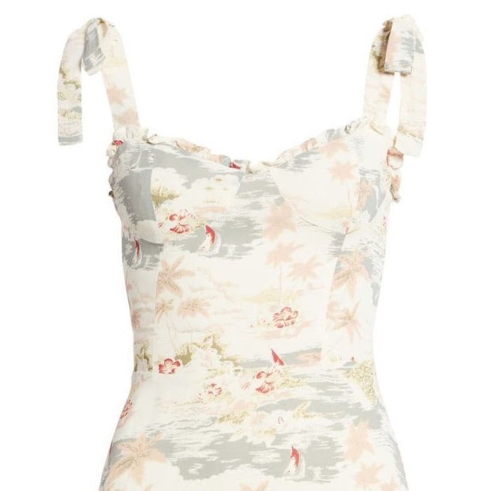 Reformation Christine Long Beach Mini Dress - Picture 2 of 10